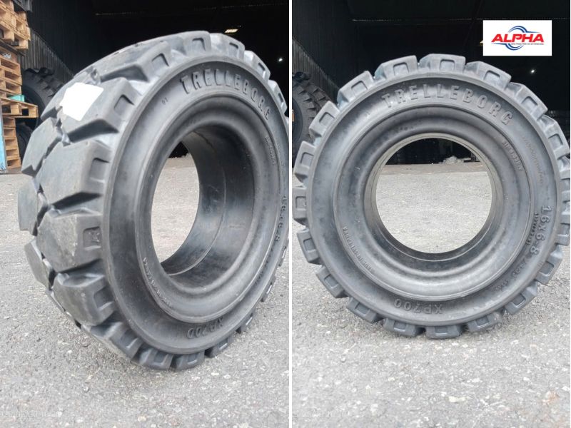 lốp xe nâng trelleborg bảo hành 3 tháng